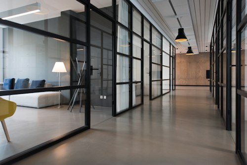 Modern workspace and local business